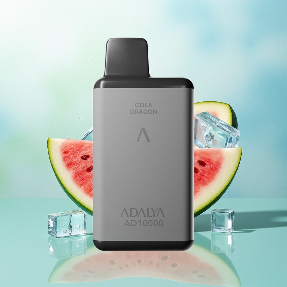 Adalya AD 10000 Puffs Arbūzas Ledas 14 ml 2% Nikotino USB-C 650 mAh