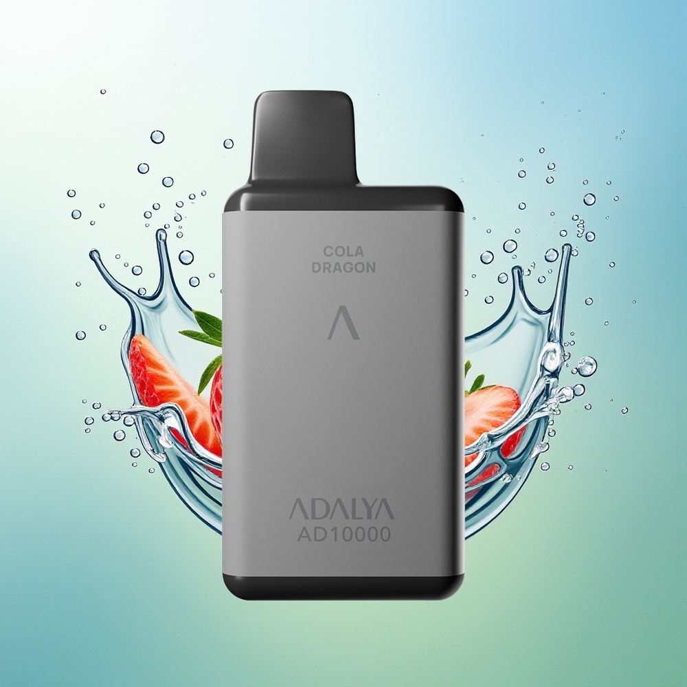 Adalya AD 10000 Puffs Braškių Šlakas 14ml 2% Nikotino USB-C