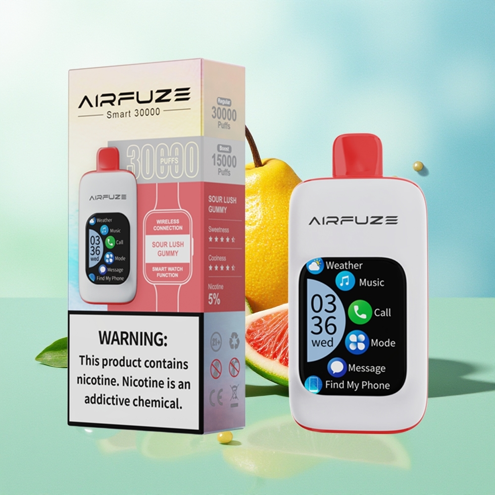 AirFuze Smart 30000 Pūkų Rūgštus Sultingas Gumiukas 900mAh Type-C