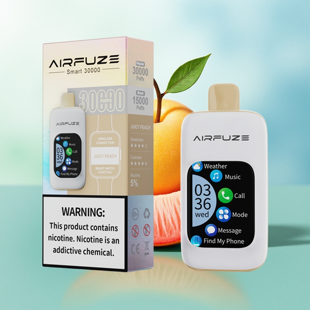AirFuze Smart 30000 Pūkų Sultinga Persikas 900mAh Type-C