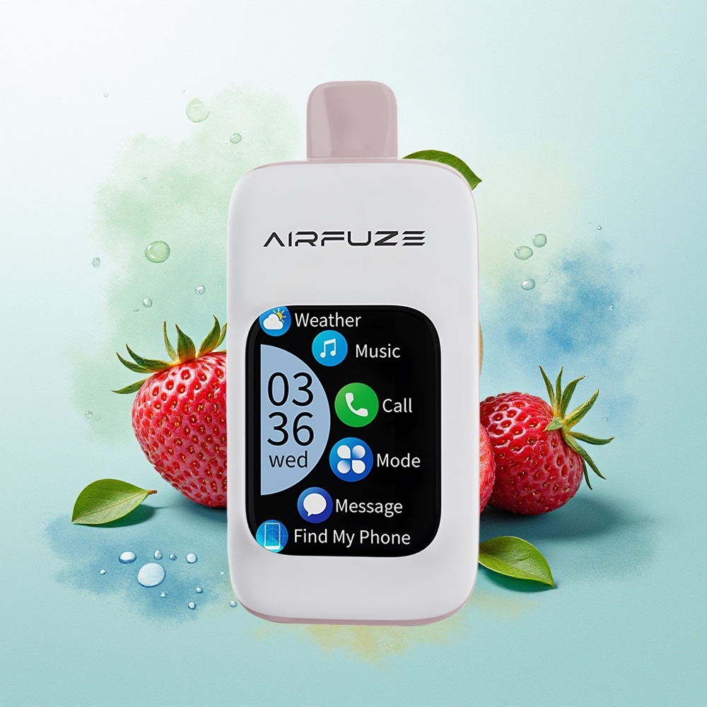 AirFuze Smart 30000 Pūkų Uogų Sprogimas 5% Nikotino 900mAh 2.01''TFT Type-C