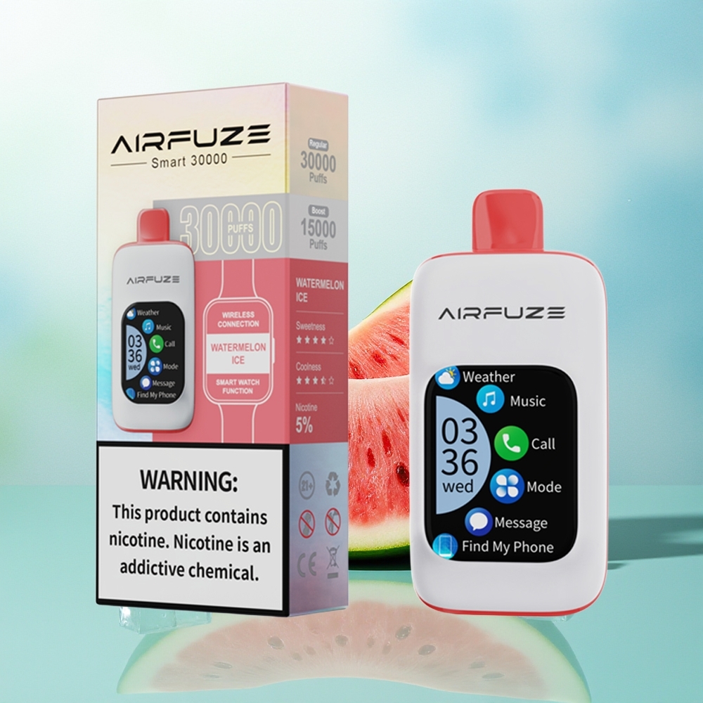 AirFuze Smart 30000 Pūkštelių Arbūzas Ledas 900mAh Type-C 5% Nikotino
