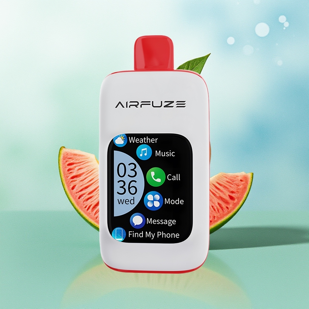 AirFuze Smart 30000 Pūkštelių Trigubas Obuolys 900mAh 5% Nikotino Tipo-C