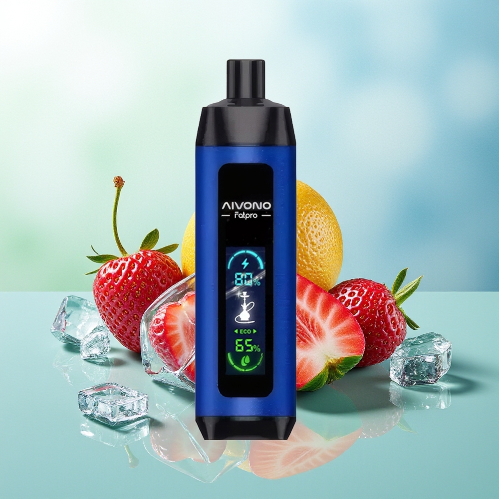 Aivono Aim Fatpro 22000 Pūkų Uogų Ledas 0%,2%,3%,5% Nikotino 28ml Skysčių 600mAh Įkroviamas