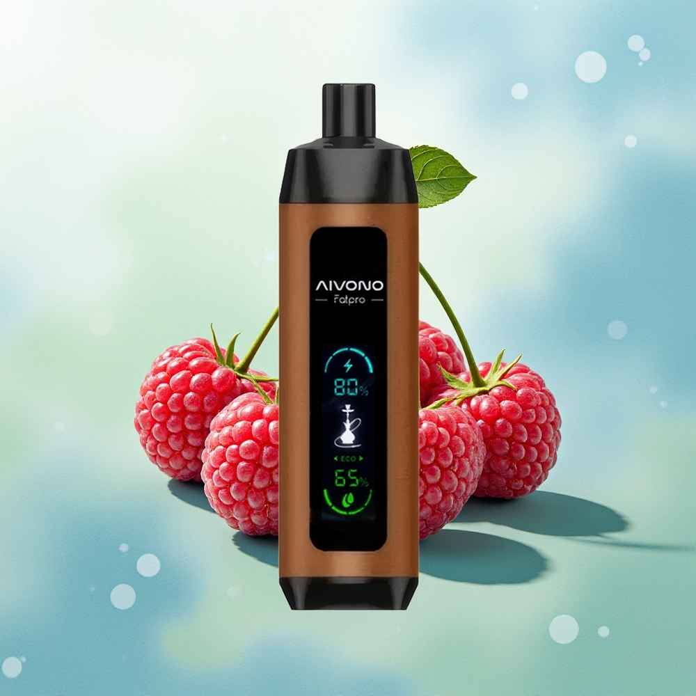 Aivono Aim Fatpro 22000 Pūkų Vyšnia Mėlynė 0% Nikotino 28ml Skysčių 600mAh Eco/Boost Dual Modes 0.6Ω Tinklelio Ritė