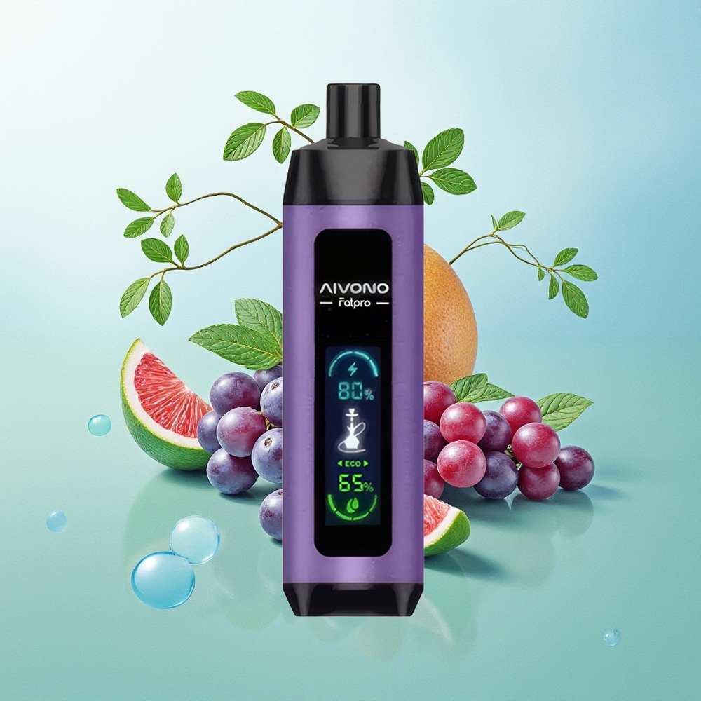 Aivono Aim Fatpro 22000 Pūkų Vynuogės Mėta