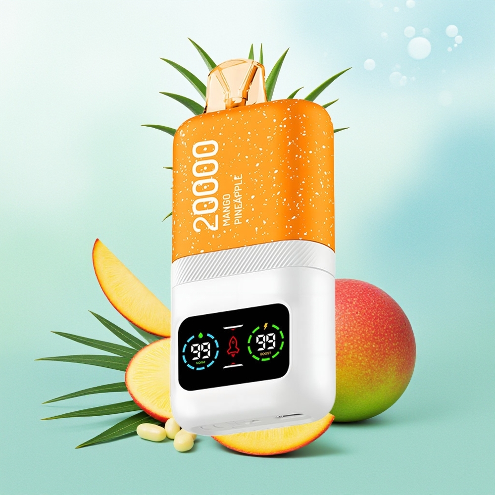 Aivono Aim Magic 20000 Pūkų Mango Ananasas 0% Nikotino Tipo-C