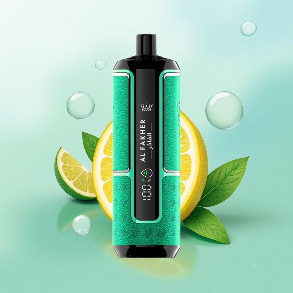 Al Fakher Crown Bar 15K Citrina Mėta Hypermax DTL Kompaktinis 6mg/ml 600mAh Type-C 22ml