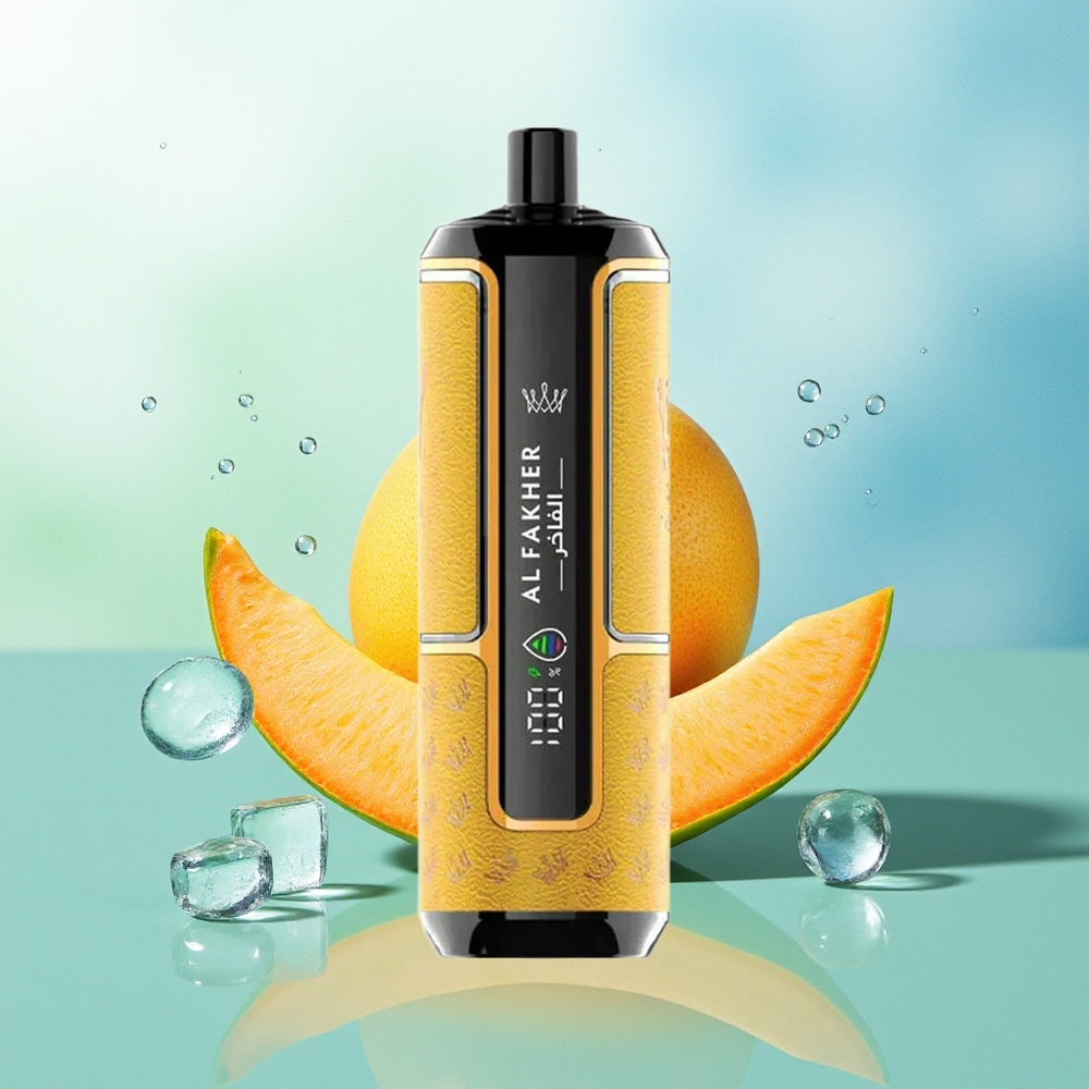Al Fakher Crown Bar 15K Hypermax Išmetamis Vaporizatorius Mango Ledas