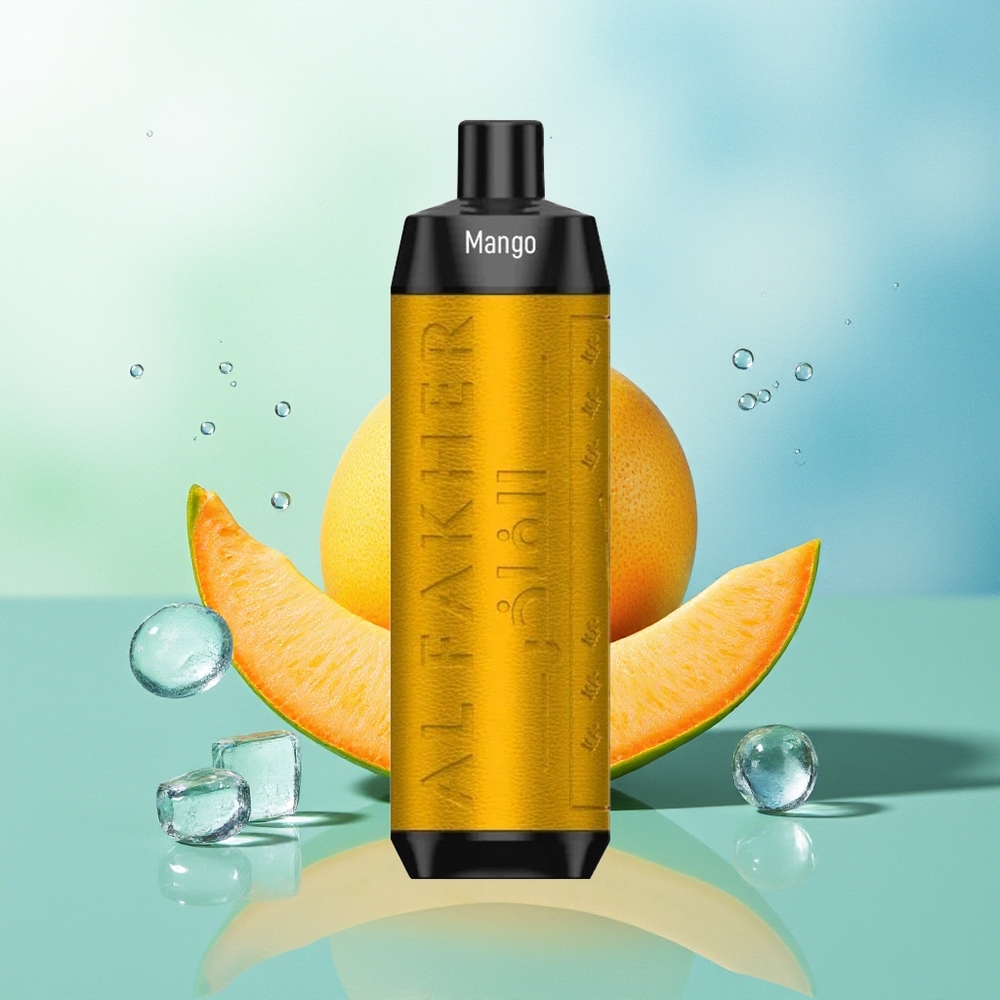 Al Fakher Crown Bar 8000 Pufų Mango Ledas 600mAh USB-C 18ml 5mg 0.6Ω