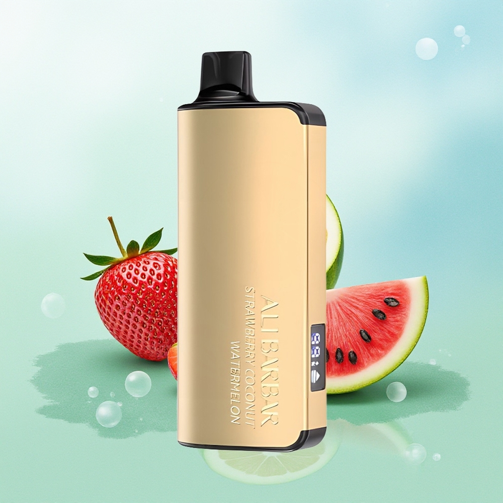 Alibarbar Ingot 9000 Pūkštelių Braškinė Kokoso Arbūzas 22ml 9000 Pūkštelių 2350mAh 90g
