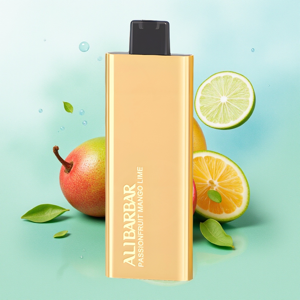 Alibarbar Pandora 7000 Pūkų Vienkartinis Garintojas Passionfruit Mango Lime 17ml 1.0 Ohm