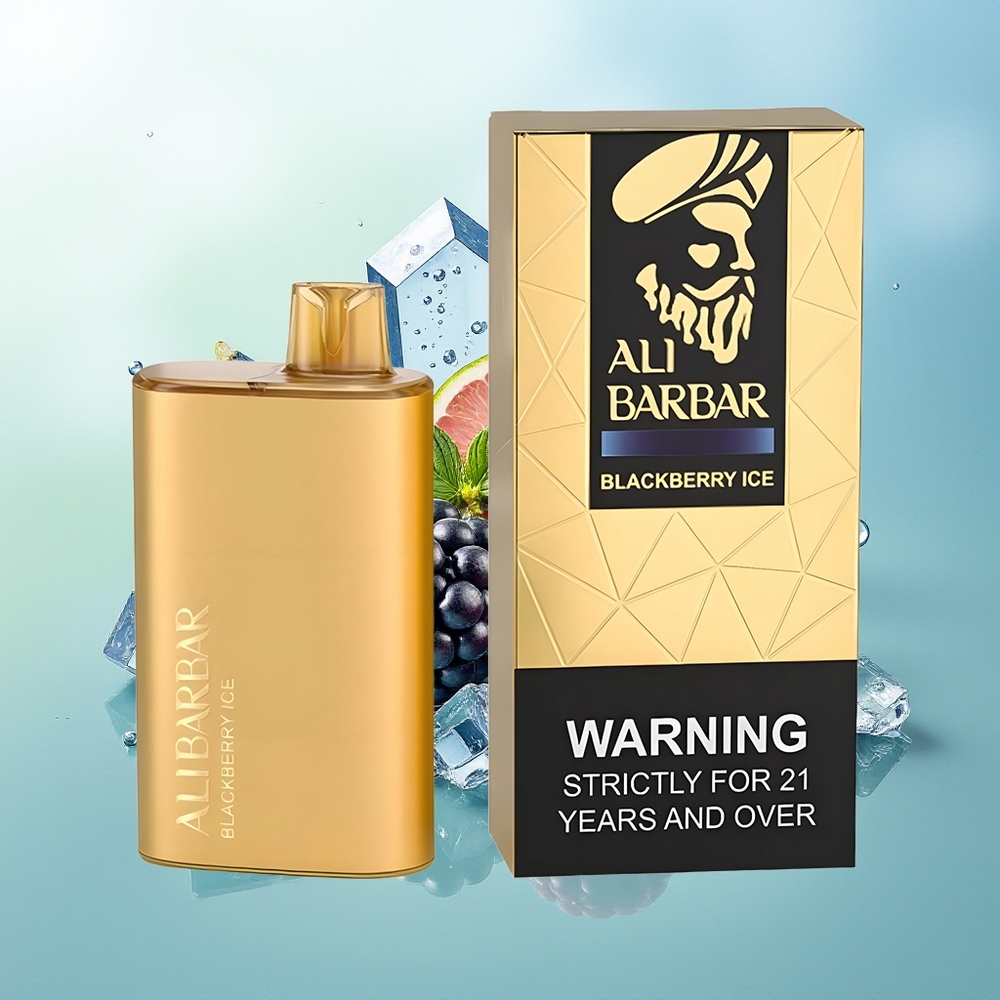 Alibarbar Rich 8000 Pūksčių Juodoji Uoga ir Ledas 20ml 2000mAh 1.1Ohm