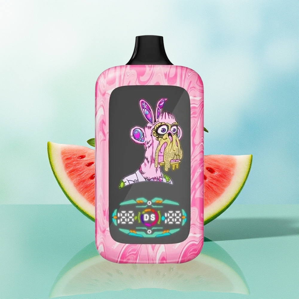 Fumot Digital Monkey 20000/40000 Pūkų Braškės Arbūzas Dvigubas Variklis Dvigubas Tinklelis 850 MAH Type-C
