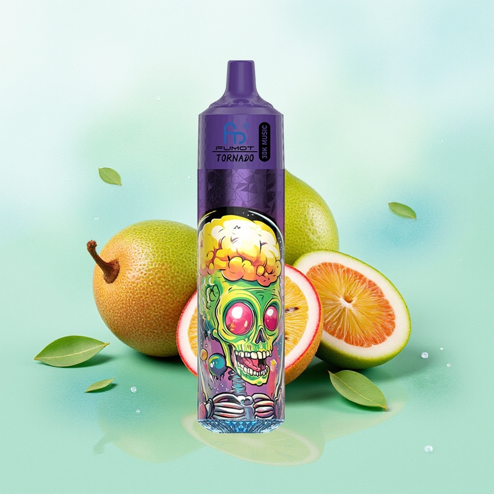 Fumot Randm Tornado 30000 Pūkštelių Kiwi Pasiflora Guava 30mL 2% 5% 1.0 Ohm