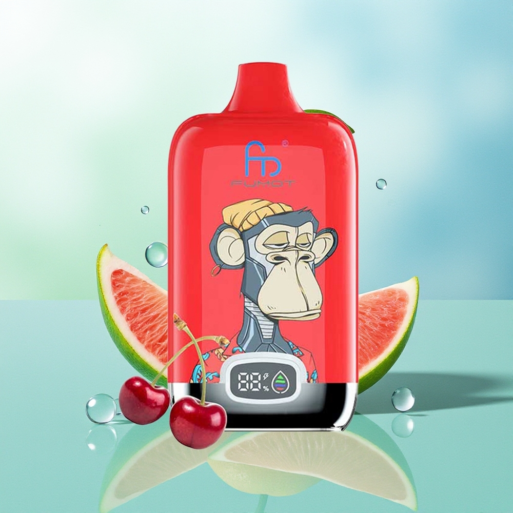 Fumot Tornado Digital Box 12000 Pūkų Ledinė Uogienė Skaitmeninė Dėžutė 20ml Tinklas Tipas-C Įkrovimas 67g
