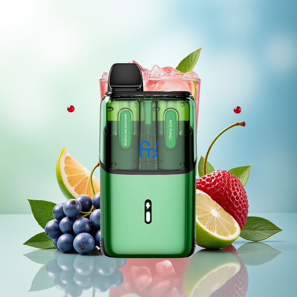 Fumot Ultra T32000 32000 Dūmai Juodosios Serbentų Limonadas - Vyšnių Kola 800mAh 24ml 2% Type-C Tinklelis