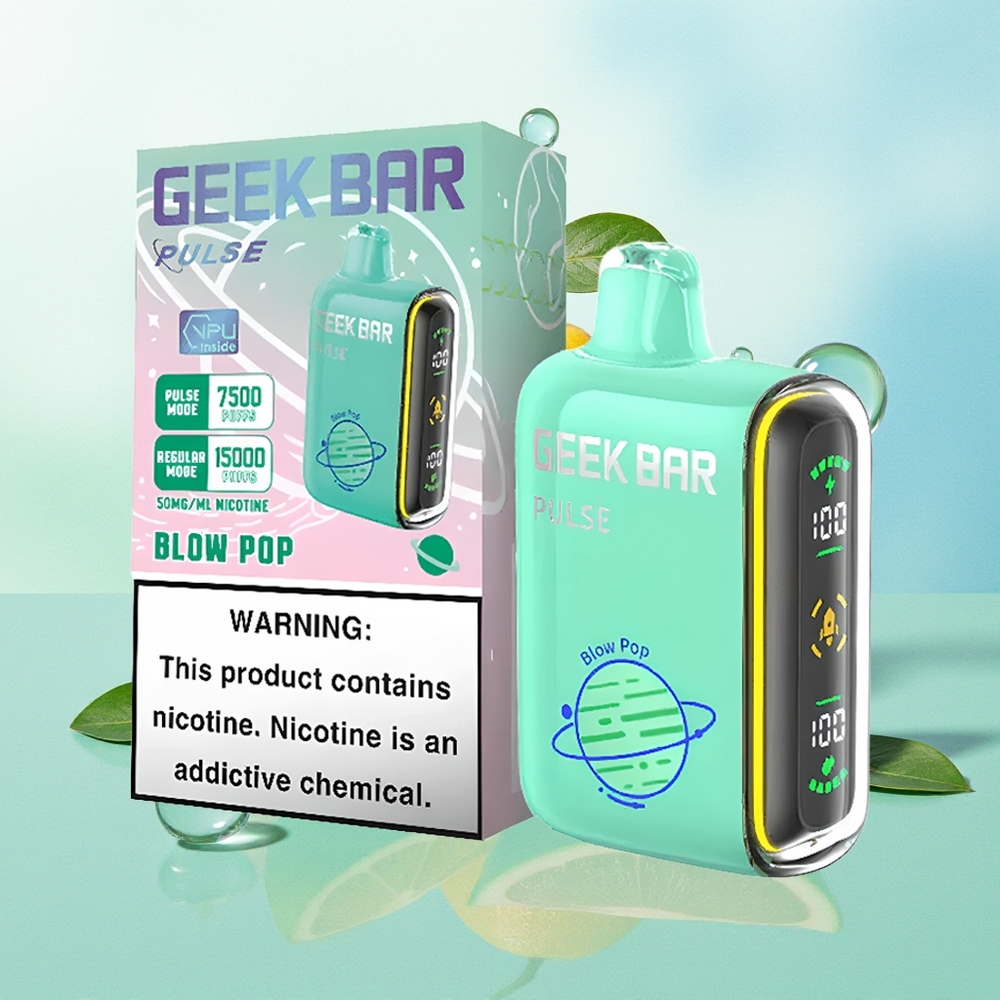 GEEK BAR Pulse 15000 Pūkų 16ML 5% Nikotino USB Type-C Planet Leidimas