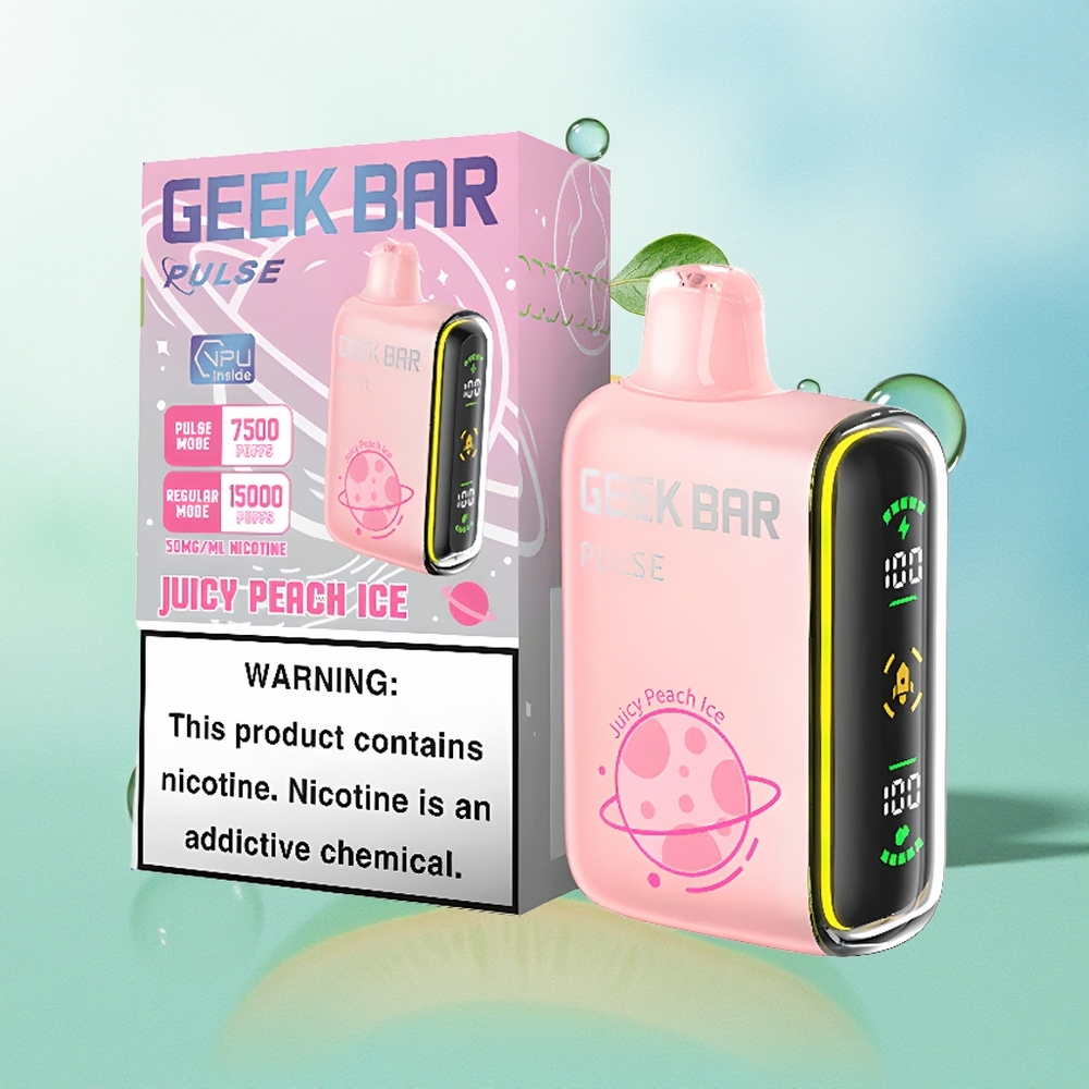 GEEK BAR Pulse 15000 Pūkų 16ML 5% Nikotino USB Type-C Planet Leidimas