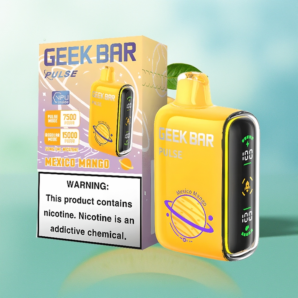 GEEK BAR Pulse 15000 Pūkų 16ML 5% Nikotino USB Type-C Planet Leidimas