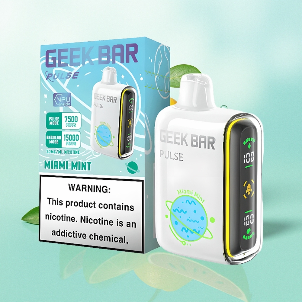 GEEK BAR Pulse 15000 Pūkų 16ML 5% Nikotino USB Type-C Planet Leidimas