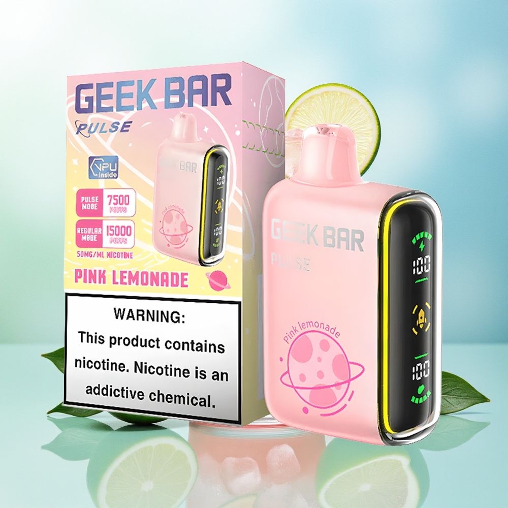 GEEK BAR Pulse 15000 Pūkų 16ML 5% Nikotino USB Type-C Planet Leidimas