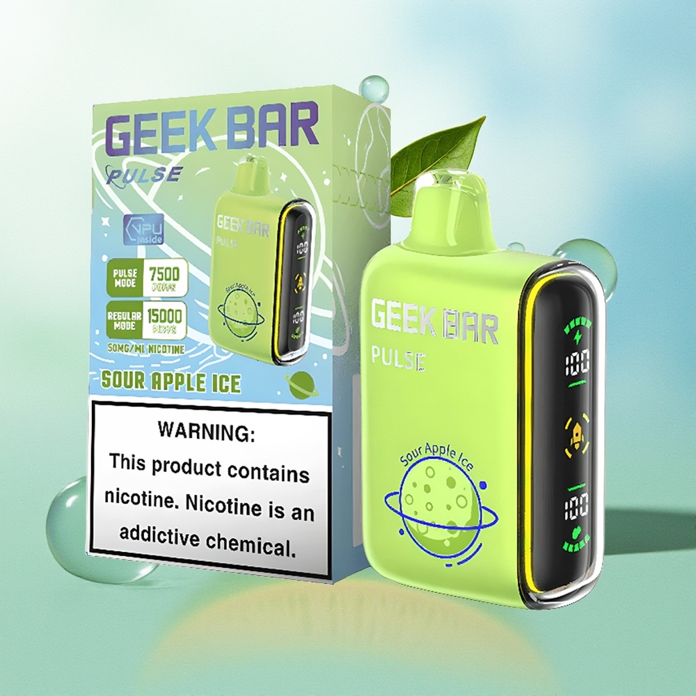 GEEK BAR Pulse 15000 Pūkų 16ML 5% Nikotino USB Type-C Planet Leidimas