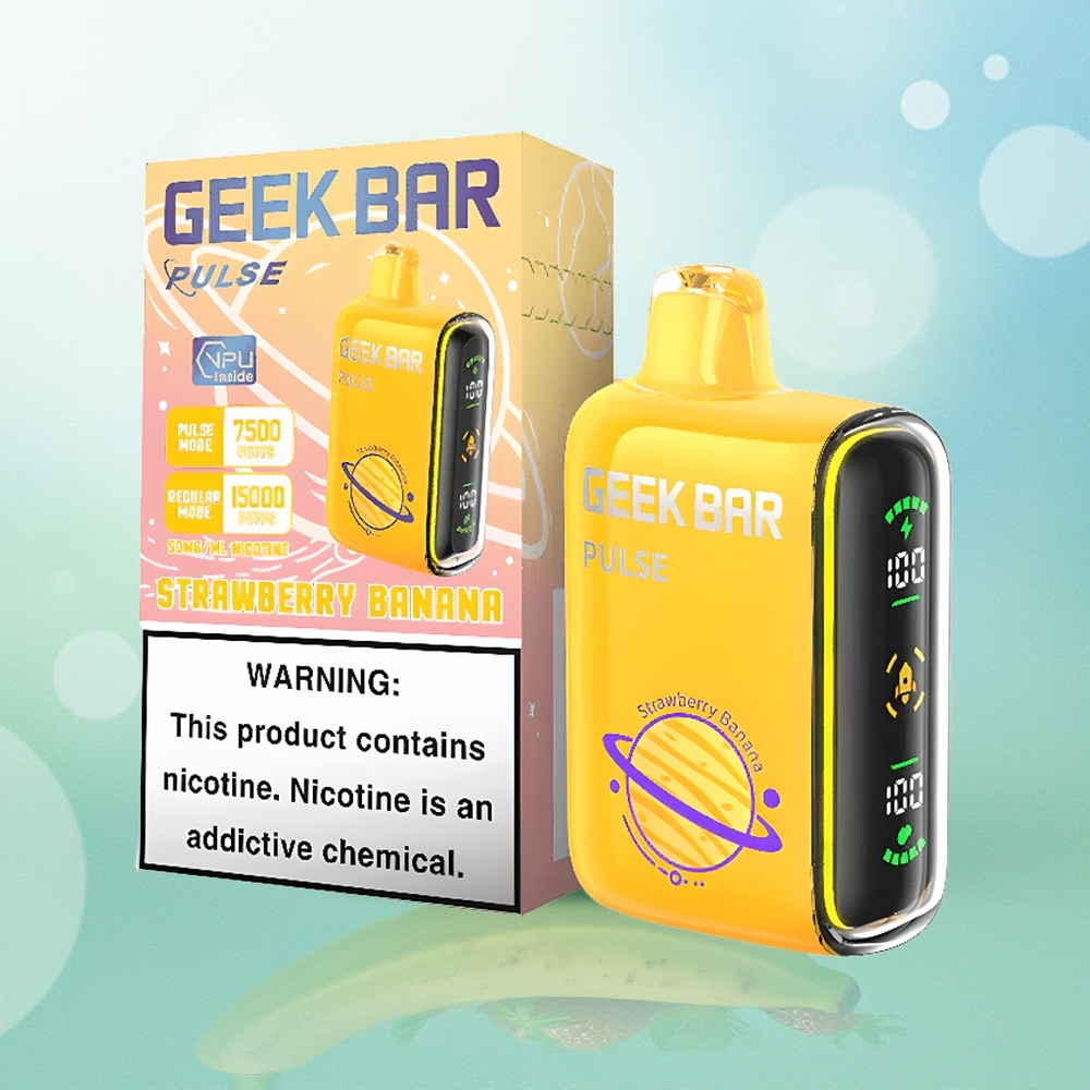 GEEK BAR Pulse 15000 Pūkų 16ML 5% Nikotino USB Type-C Planet Leidimas