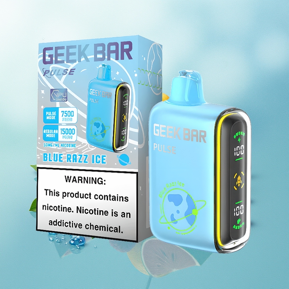 GEEK BAR Pulse 15000 Pūkų 16ML 5% Nikotino USB Type-C Planet Leidimas
