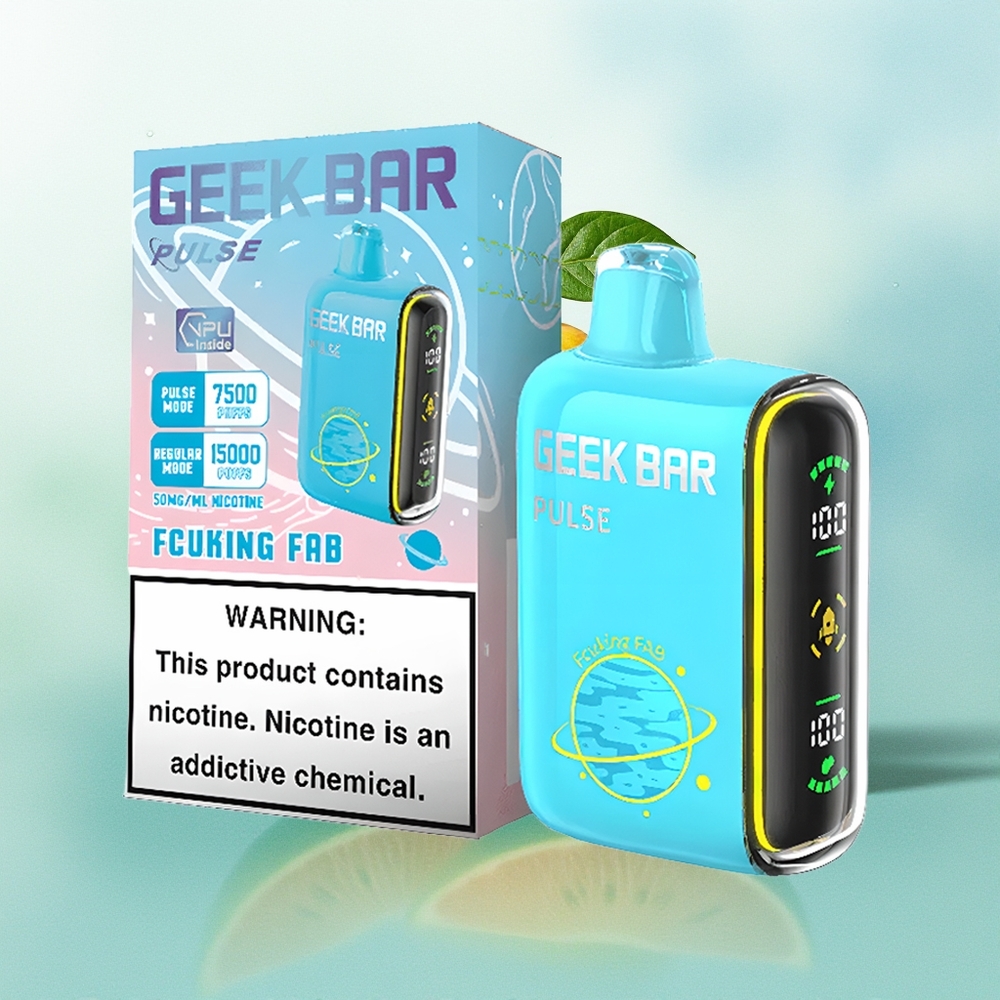 GEEK BAR Pulse 15000 Pūkų 16ML 5% Nikotino USB Type-C Planet Leidimas