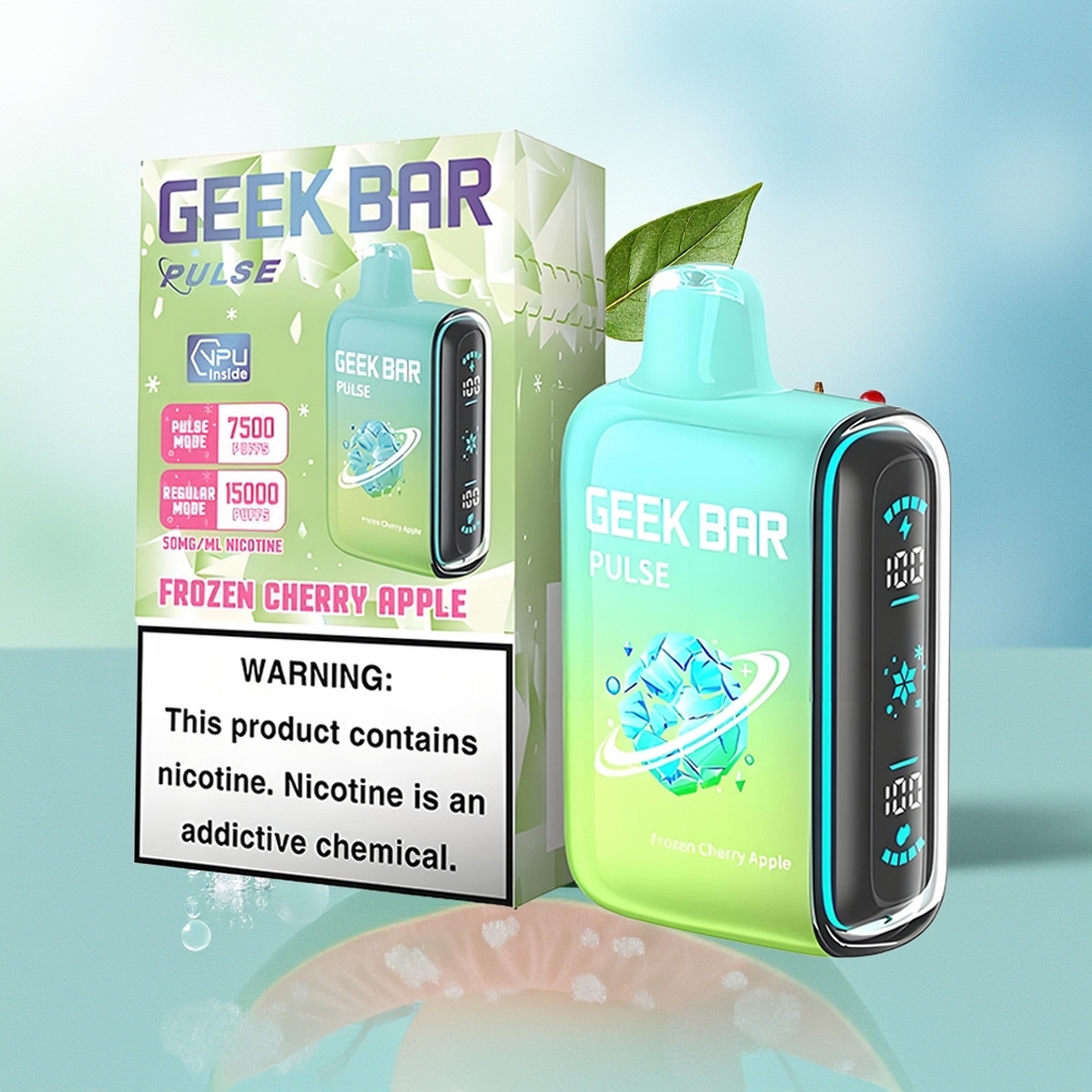 GEEK BAR Pulse 15000 Pūkų Užšalęs Leidimas 16ML 5% Nikotino Tipo-C