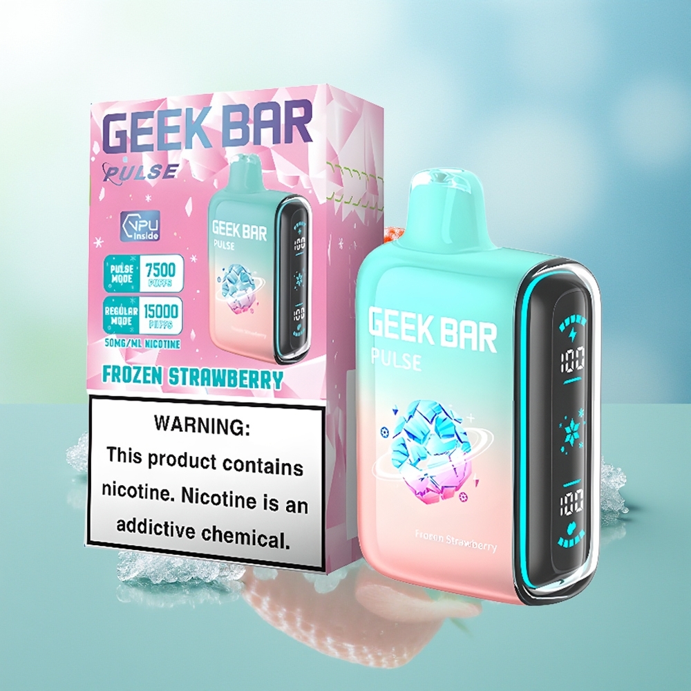 GEEK BAR Pulse 15000 Pūkų Užšalęs Leidimas 16ML 5% Nikotino Tipo-C