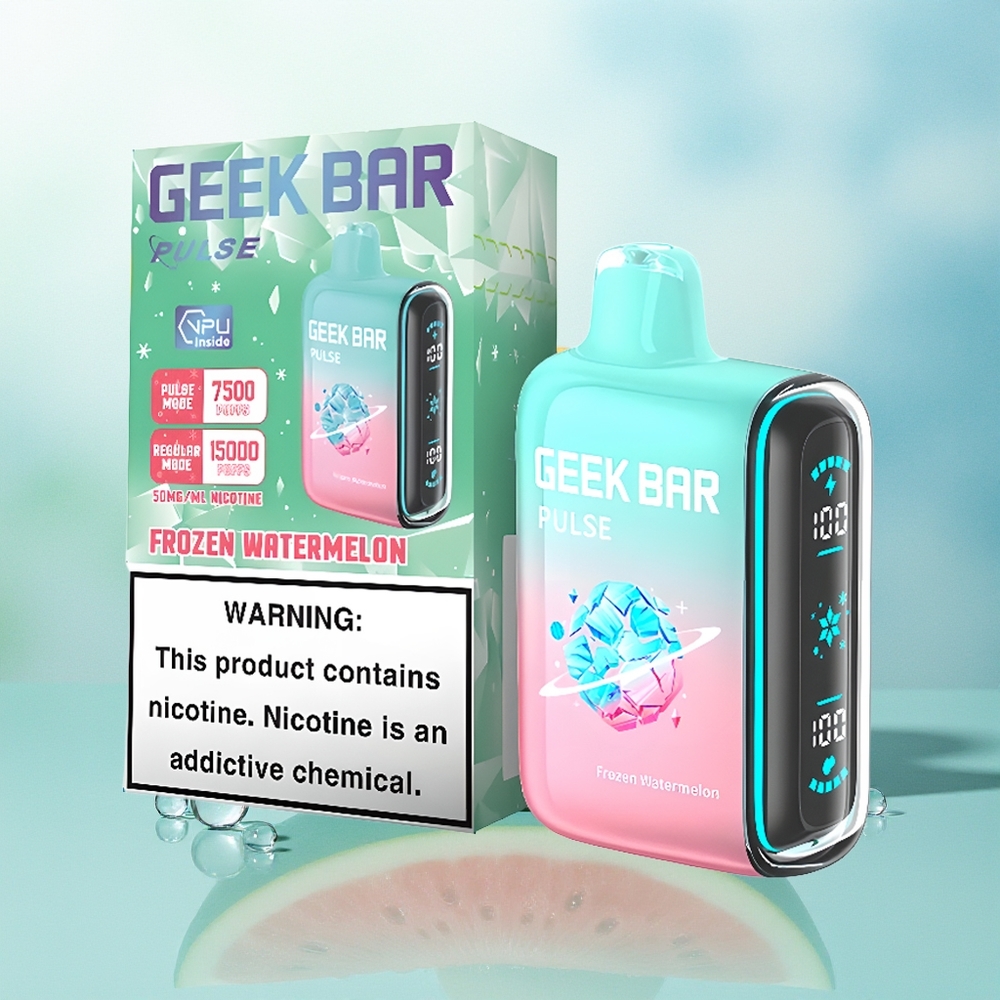 GEEK BAR Pulse 15000 Pūkų Užšalęs Leidimas 16ML 5% Nikotino Tipo-C