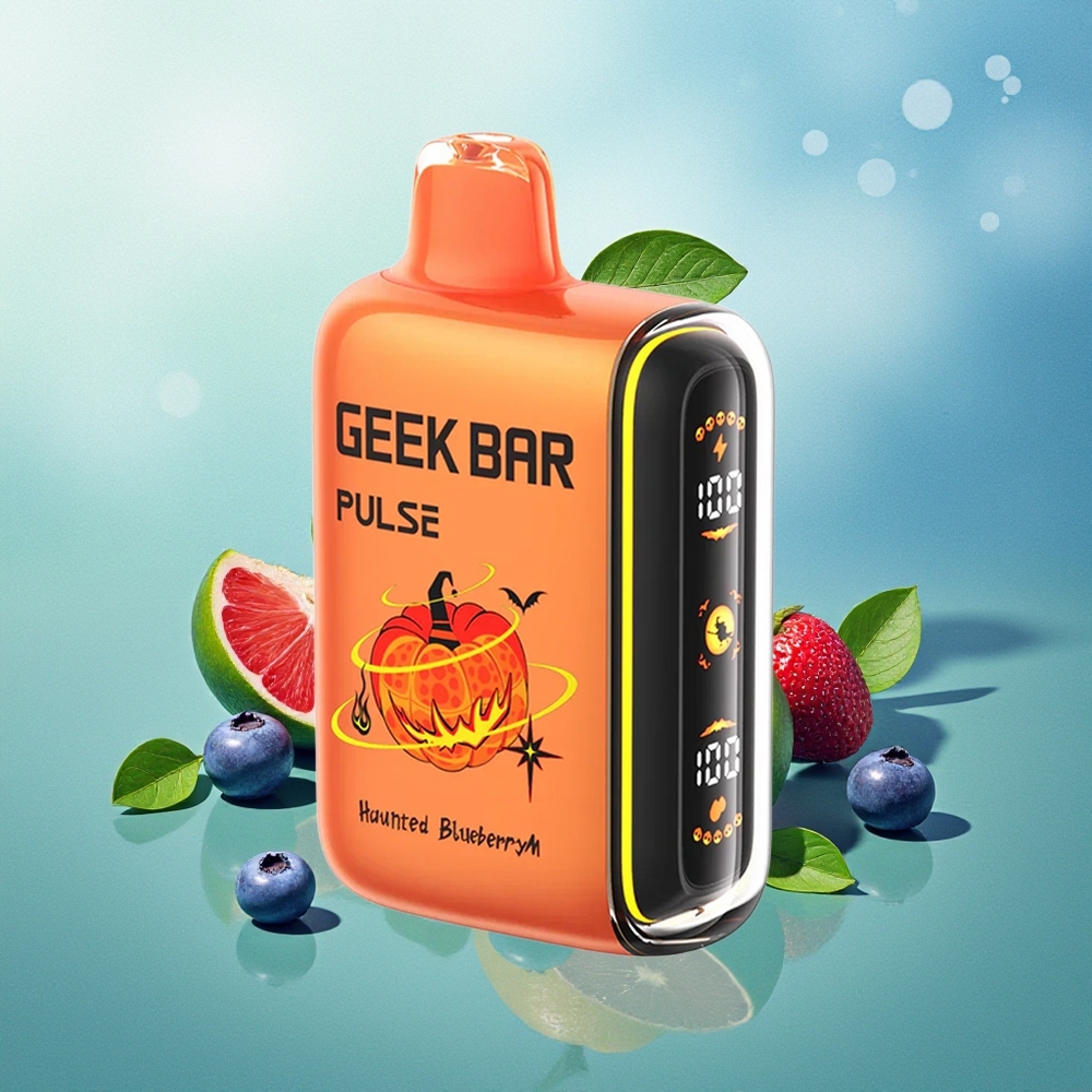 GEEK BAR Pulse 15000 Potūpių 16ML 5% Nikotino Tipas-C Vėjo Valdymas 650 mAh Hallow’en Leidimas