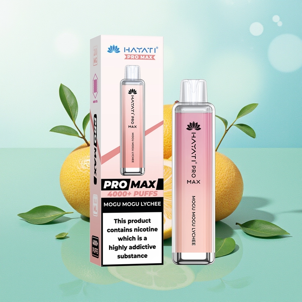 Hayati Pro Max 4000 Pūkštelių Mogu Mogu Ličis Kristalinis