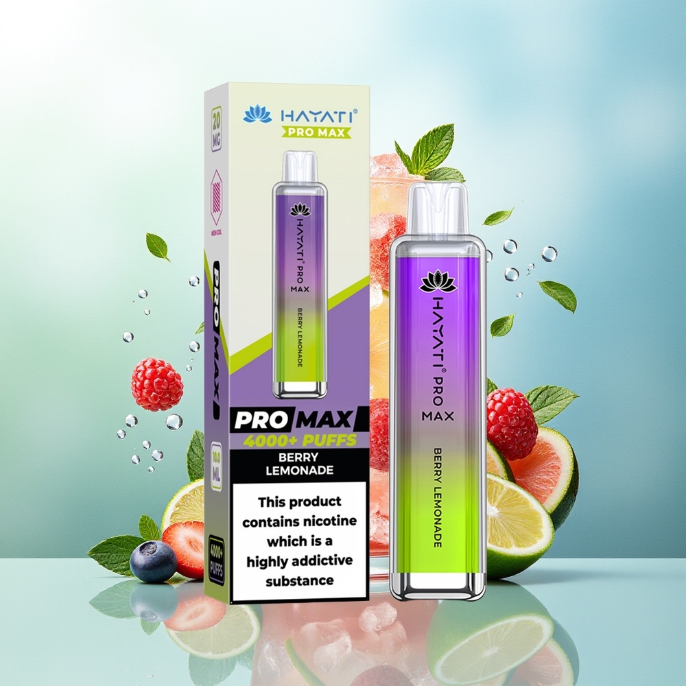 Hayati Pro Max 4000 Pūkštelių Uogų Limonadas