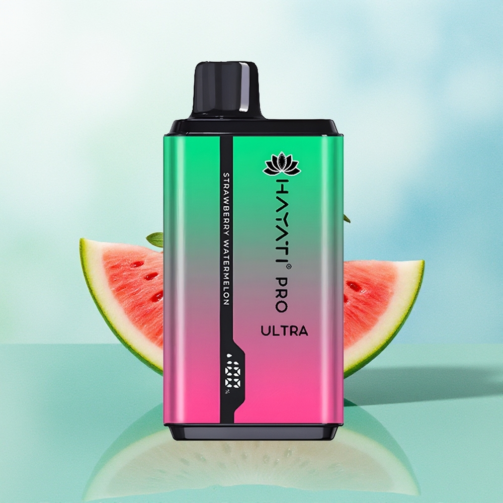 Hayati Pro Ultra 15000 Pūkų Braškynės Arbūzas 850mAh 24ml 2%