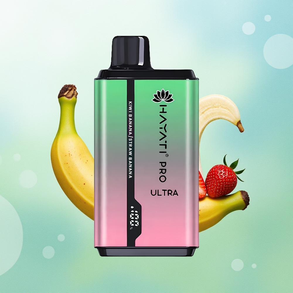 Hayati Pro Ultra 15000 Pūkų Kiwi Bananas Braškės Bananas