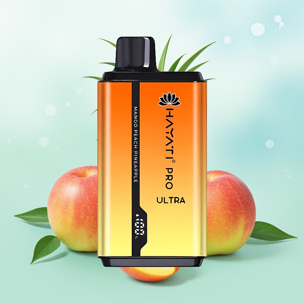 Hayati Pro Ultra 15000 Pūkų Mango Persikas Ananasas 850mAh 24ml