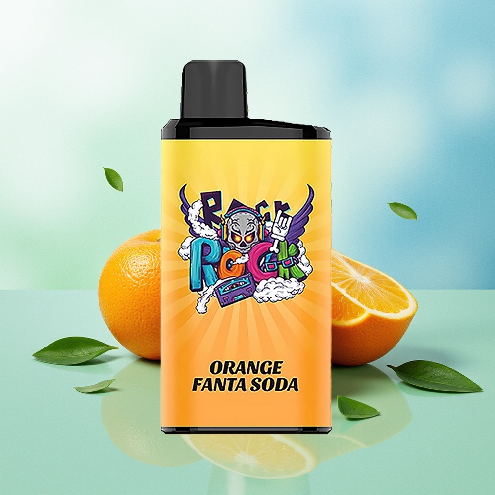 IGET Bar Pro 10000 Pūkštelių Apelsinų Fanta Gazuotas Vaisių Gėrimas 44.1x22.5x96.5 mm 2000 mAh 1.2 Ohm Tinklelinė Ritė PC+ALU 93 g