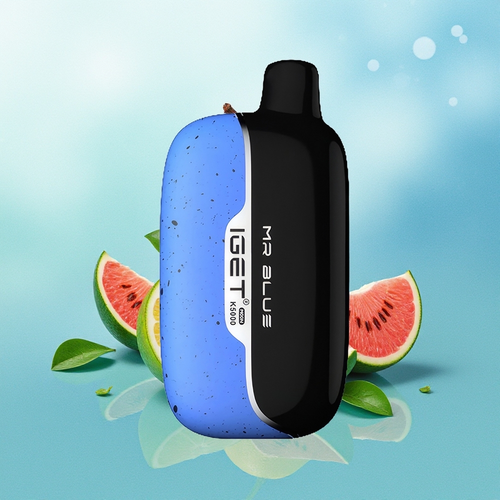 IGET Moon K5000 5000 Pūkų Mėlynasis (Mr Blue) PC 1.35 Ohm Tinklelis