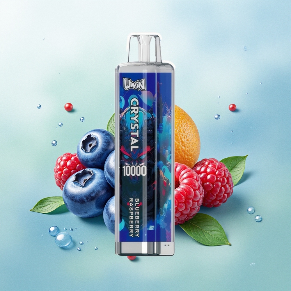 UWIN Crystal 10000 Pūkų Mėlynųjų Aviečių ir Aviečių RGB