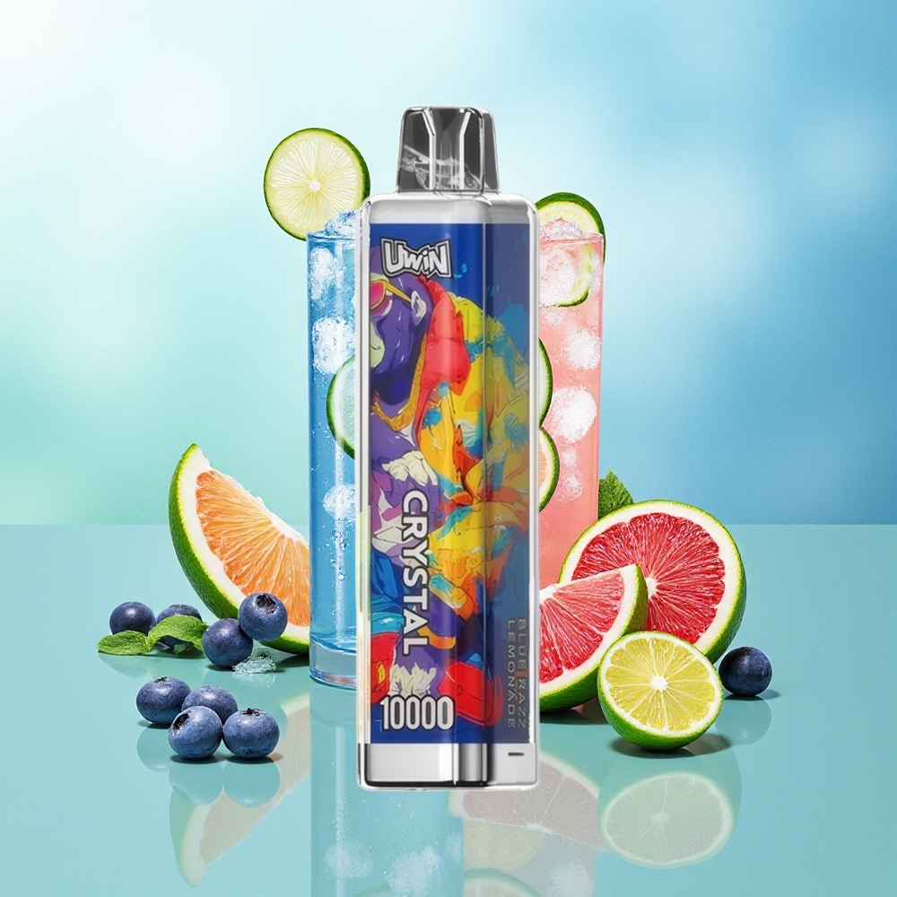 UWIN Crystal 10000 Pūkų Mėlynųjų Serbentų Limonadas RGB