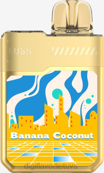 Digiflavor Disposable - Digiflavor Geekbar LUSH vienkartiniai J0DJ8 bananinis kokosas