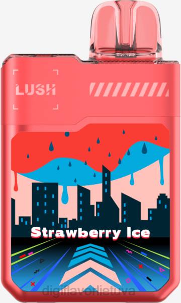 Digiflavor Flavors - Digiflavor Geekbar LUSH vienkartiniai J0DJ13 braškių ledų