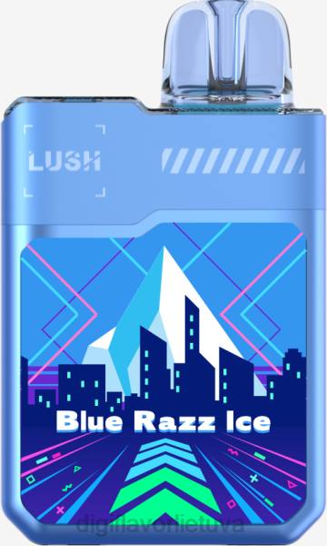 Geekvape Digiflavor Review - Digiflavor Geekbar LUSH vienkartiniai J0DJ4 mėlynas razz ledas